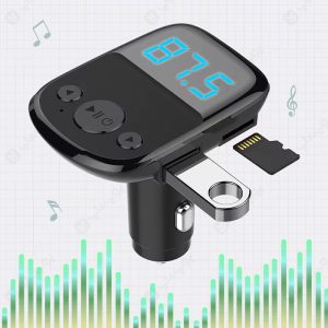شارژر فندکی بلوتوثی الدینیو مدل C706Q دارای امکان استفاده از USB و مموری کارت می باشد.