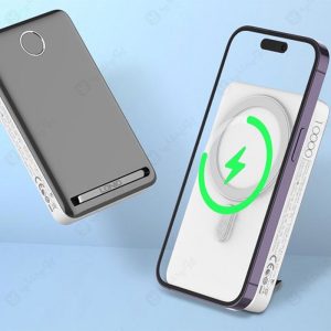 پاوربانک 10000mAh مگ سیف الدینیو مدل PQ17 دارای مگنت قوی می باشد.