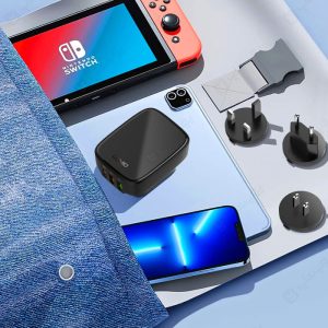شارژر دیواری 32W الدینیو مدل Q334 با کابل USB به تایپ C به طول 1 متر با قابلیت حمل آسان می باشد.