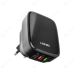 شارژر دیواری 32W الدینیو مدل Q334 با کابل USB به تایپ C به طول 1 متر