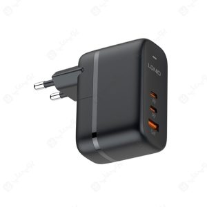 شارژر دیواری 65W GaN الدینیو مدل Q366 با کابل تایپ C به طول 1 متر