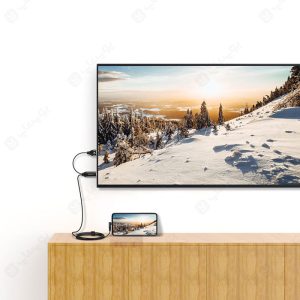 کابل تبدیل لایتینینگ به HDMI مک دودو مدل CA-640 به طول 2 متر با کیفیت تصویر 4K می باشد.