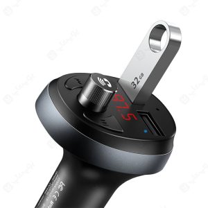 شارژر فندکی بلوتوثی مک دودو مدل CC-688 با ورودی فلش مموری است.