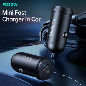 شارژر فندکی 30 وات مک دودو مدل CC-749 با تک پورت تایپ C می باشد.