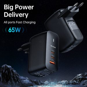 شارژر دیواری 65 وات مک دودو مدل CH-029 با 3 پورت خروجی می باشد.