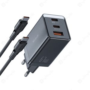 شارژر دیواری 67 وات مک دودو مدل GaN 5 Pro CH-154 با کابل تایپ C به تایپ C