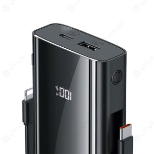 پاوربانک 10000mAh مک دودو مدل MC-116 دارای کابل همراه ی باشد.