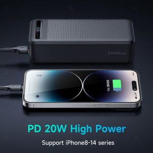 پاوربانک 30000mAh مک دودو مدل MC-391 با پروتکل شارژ سریع PD و QC می باشد.