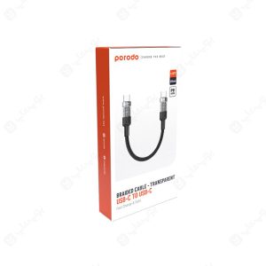 کابل شارژ سریع 60W تایپ C به تایپ C پرودو مدل PD-60WCCTH با قابلیت انتقال داده و شارژ سریع تا توان 60 وات می باشد.