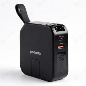 پاوربانک 5 در 1 10000mAh پرودو مدل PD-PBFCH028 دارای بند برای حمل آسان می باشد.