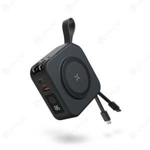 پاوربانک 5 در 1 10000mAh پرودو مدل PD-PBFCH028 دارای نمایشگر دیجیتال است.