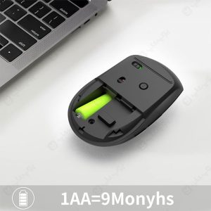 موس بی سیم رپو مدل 7200M Silent دارای منبع تغذیه 1 باتری قلمی می باشد.