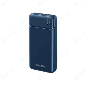 پاوربانک 20000mAh ریمکس مدل RPP-288 در رنگ بندی آبی و سفید می باشد.