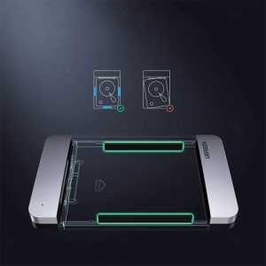 باکس هارد 2.5 اینچ USB 3.1 یوگرین مدل 70499 CM300 با ایمنی بالا است.