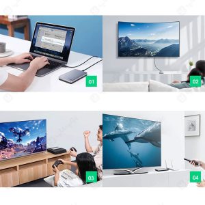 باکس هارد 2.5 اینچ USB 3.1 یوگرین مدل 70499 CM300 با کارایی گسترده است.