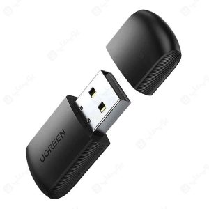 کارت شبکه بی سیم AC650 11AC دو باند USB 2.0 یوگرین مدل 20204 CM448 با درپوش مقاوم در برابر نفوذ گرد و غبار است.