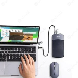 باکس هارد 2.5 اینچ USB-C 3.1 همراه درگاه کارت حافظه و هاب یوگرین مدل 60620 CM529 دارای اتصال سریع و آسان است.