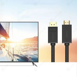 کابل DisplayPort به HDMI با رزولوشن 1080p یوگرین مدل 10202 DP101 به طول 2 متر با کیفیت 4K می باشد.