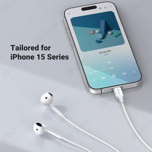 هندزفری سیمی تایپ C یوگرین مدل 60700 EP101 قابل استفاده با Iphone 15 می باشد.
