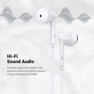 هندزفری سیمی تایپ C یوگرین مدل 60700 EP101 با کیفیت صدای HiFi می باشد.