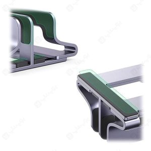 پایه نگهدارنده لپ تاپ یوگرین مدل 60643 LP258 دارای سیلیکونی برای جلوگیری از آسیب می باشد.
