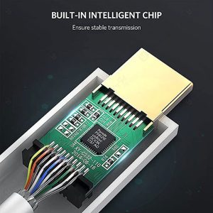 کابل Mini DisplayPort به HDMI یوگرین مدل 20848 MD101 به طول 1.5 متر دارای تراشه هوشمند است.