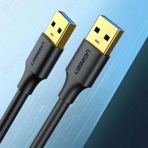 کابل لینک USB 3.0 دو سر نر یوگرین مدل US128 10369 به طول 0.5 متر دارای انعطاف پذیری بالا می باشد.