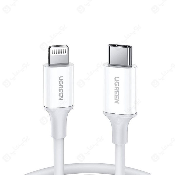 کابل Type-C به Iphone Lightning یوگرین مدل 10493 US171 به طول 1 متر است.