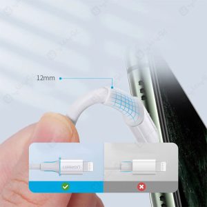 کابل Type-C به Iphone Lightning یوگرین مدل 60749 US171 به طول 2 متر دارای انعطاف پذیری بالا است.