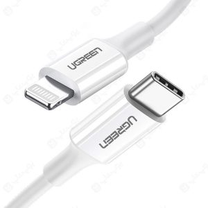 کابل Type-C به Iphone Lightning یوگرین مدل 60749 US171 به طول 2 متر دارای آلیاژ آلومینیوم در قسمت کانکتور است.