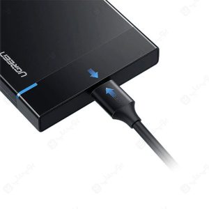 کابل Type C به Micro USB-B (هارد) یوگرین مدل 20103 US312 به طول 1 متر دارای سرعت انتقال داده بالا می باشد.
