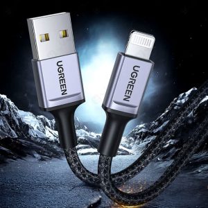 کابل Iphone Lightning یوگرین مدل 20592 US398 با طراحی زیبا است.