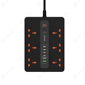 چند راهی برق 65W پرودو مدل X PD-FWCH009