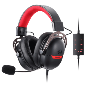 هدست سیمی گیمینگ ردراگون مدل AURORA H376 با صدای 7.1 کانال