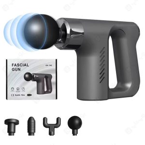 ماساژور تفنگی فشیال گان مدل KH-740 دارای قدرت قابل تنظیم است.