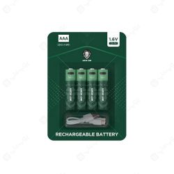 باتری نیم قلم قابل شارژ گرین لاین مدل GNRGBAAA دارای قابلیت شارژ است.