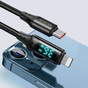 کابل تبدیل فست شارژ تایپ C به لایتنینگ 36 وات مک دودو مدل CA-103