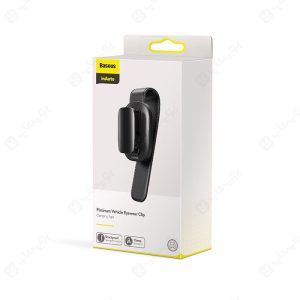 گیره نگهدارنده عینک خودرو بیسوس مدل ACYJN در بسته بندی مناسب است.