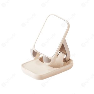 پایه نگهدارنده گوشی بیسوس مدل SeaShell BS-HP008 با آینه دارای قابلیت تاشو می باشد.