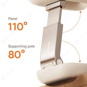 پایه نگهدارنده گوشی بیسوس مدل SeaShell BS-HP008 با آینه با قابلیت تاشو است.