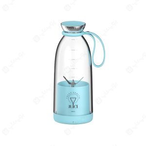 دستگاه مخلوط کن قابل حمل 500 میلی لیتر مدل Y03 Fruit Blender در رنگ بندی آبی می باشد.