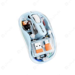موس بی سیم ترنسپرنت گرین لاین مدل TURTLE GL-MS2 در رنگ بندی آبی می باشد.