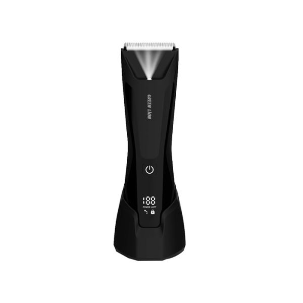 ماشین اصلاح بدن گرین لاین مدل GNSNRB21TM در رنگ بندی مشکی و چراغ LED می باشد.