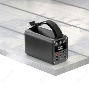پاوربانک 60000mAh گرین لاین مدل Major GNMPB60K دارای دستگیره برای حمل آسان می باشد.