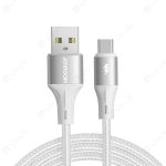 کابل شارژ USB به تایپ C جویروم مدل A25 به طول 2 متر 50 کابل شارژ USB به تایپ C جویروم مدل A25 به طول 2 متر به رنگ سفید می باشد.