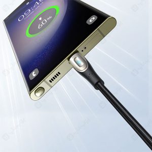 کابل شارژ USB به تایپ C جویروم مدل A27 به طول 1.2 متر دارای قابلیت شارژ سریع می باشد.