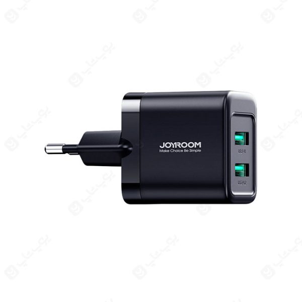 شارژر دیواری جویروم مدل JR-TCN01 در رنگ بندی مشکی است.