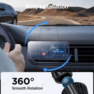 هولدر مگنتی و شارژر وایرلس جویروم مدل JR-ZS240 PRO برای استفاده آسان و بدون دردسر در خودرو طراحی شده است