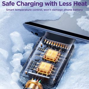 کابل شارژ تایپ C به تایپ C جویروم مدل S-CC100A14 به طول 1.2 متر دارای تراشه کنترل جریان می باشد.