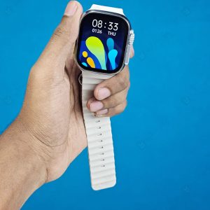 ساعت هوشمند KEQIWEAR مدل KW900 Ultra 2 دارای بندی قابل تعویض می باشد.
